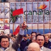canarias en la plaza roja